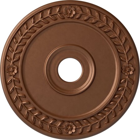 Wreath Ceiling Medallion (Fits Canopies Up To 6), 21 1/8OD X 3 5/8ID X 7/8P